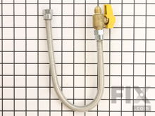 Flex C/w Shut Off - Stainless – Part Number: W175-0210