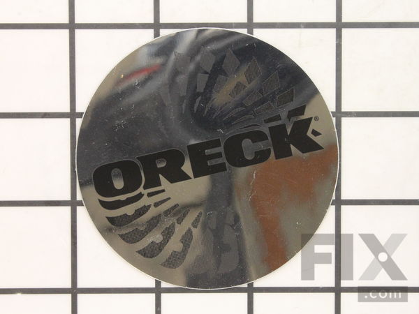 10433316-1-M-Oreck-53341-03-Label, Round, Oreck, Aluminum