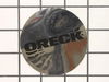 Label, Round, Oreck, Aluminum – Part Number: 53341-03
