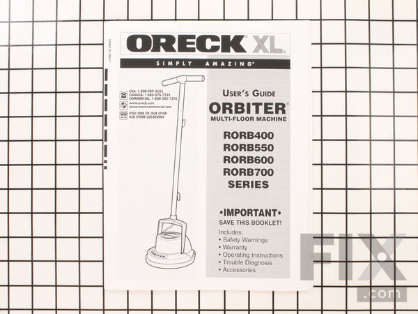10433328-1-M-Oreck-53367-01-Manual, Owner'S