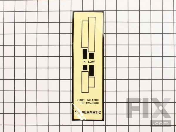 10458425-1-M-Powermatic-3520B-248-Speed Label