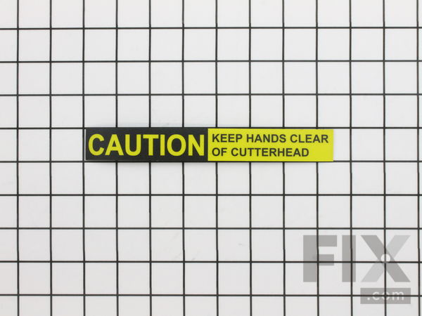 10459633-1-M-Powermatic-60B-129-Caution Label (Hands Clear)