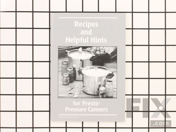 10468645-1-M-Presto-85654-Pressure Canner Instruction/re