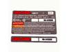 Nameplate – Part Number: 2610904562