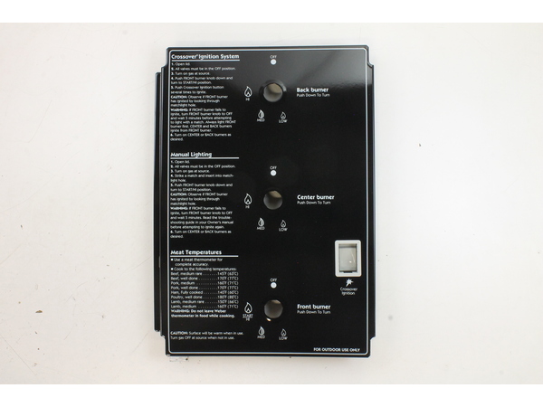 10509552-1-M-Weber-10377-Control panel