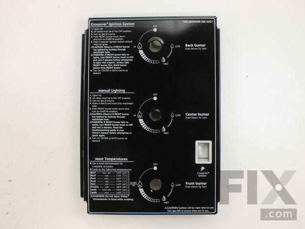10510568-1-M-Weber-60103-Control Panel