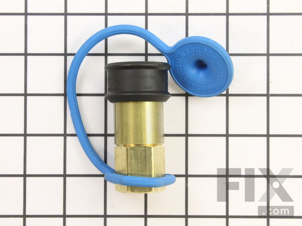 10510865-1-M-Weber-61208-Quick disconnect for natural gas hose