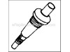 Push-Button, Self-Grounding Piezo Plunger With Mounting Nut – Part Number: 03100