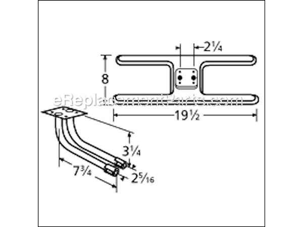 10518508-1-M-Aftermarket-11002-73602-Stainless Steel Burner