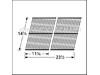 Chrome Steel Wire Cooking Grid – Part Number: 41102