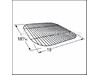 Chrome Steel Wire Cooking Grid – Part Number: 44281