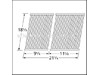 Stainless Steel Tube Cooking Grid – Part Number: 529S2