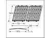 Gloss Cast Iron Cooking Grid – Part Number: 61202