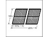 10518757-1-S-Aftermarket-61602-Matte Cast Iron Cooking Grid