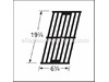 Single Gloss Cast Iron Cooking Grid – Part Number: 65051