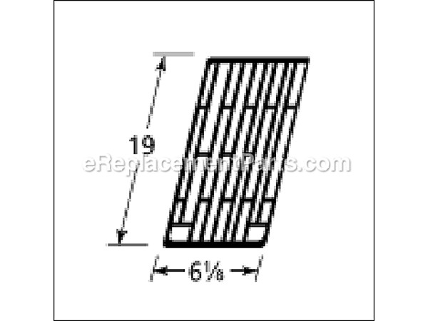 10518779-1-M-Aftermarket-69501-Matte Cast Iron Cooking Grid