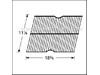 Galvanized Steel Wire Rock Grate – Part Number: 90301