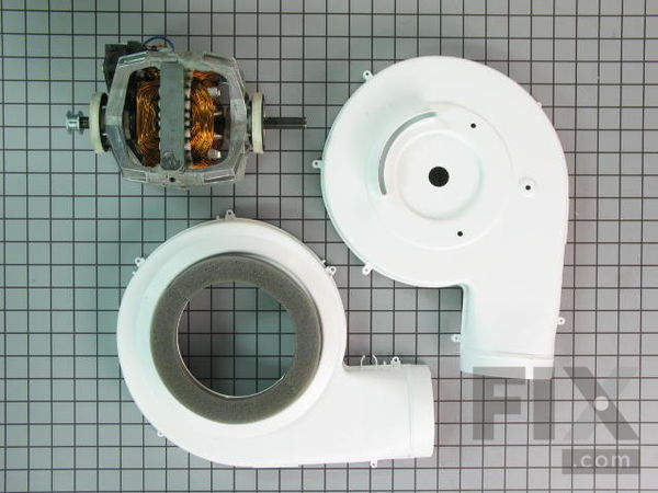 1150913-1-M-Frigidaire-5303937189        -Motor with Pulley and Blower Housing