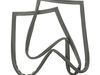 Refrigerator Freezer Door Gasket 20/22 Inch – Part Number: WR24X23195
