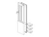 DOOR ASSEMBLY,HOME BAR – Part Number: ADC74625504