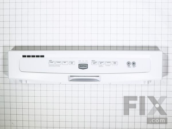 11722976-1-M-Whirlpool-W10810347-Control Panel with Touchpad - White