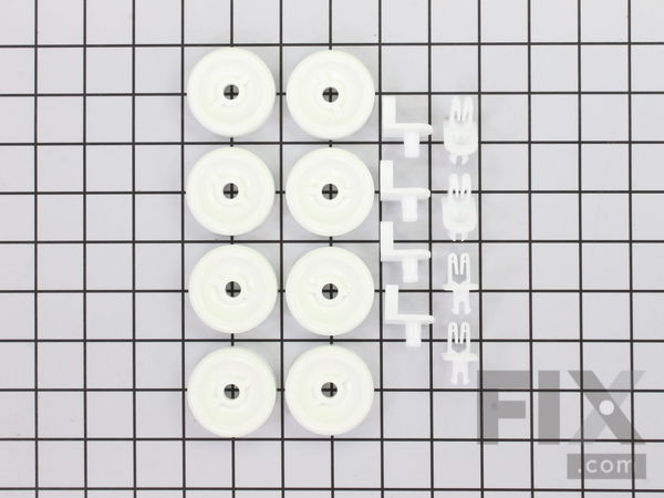 11726733-1-M-GE-WD35X21038-Lower Rack Wheel Kit - 8 Pack