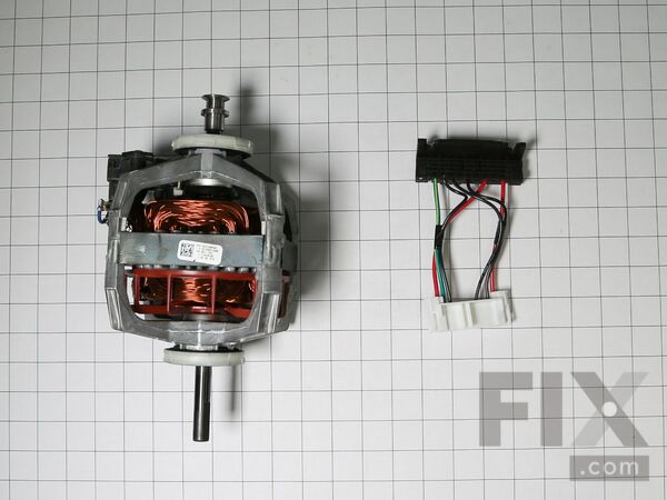 11726743-1-M-GE-WE17X23618-KIT MOTOR AND PULLEY WIT
