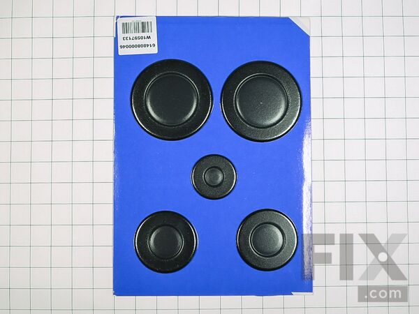 11727796-1-M-Whirlpool-W10832694-Cooktop Burner Cap Set