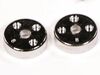 11728098-2-S-Whirlpool-W10846205-KITCHEN AID HANDLE MEDALLIONS - CHROME