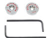 11728098-3-S-Whirlpool-W10846205-KITCHEN AID HANDLE MEDALLIONS - CHROME