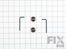 KITCHEN AID HANDLE MEDALLIONS - BLACK – Part Number: W10846206