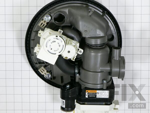 11731612-1-M-Whirlpool-W10861526-Dishwasher Pump and Motor Assembly