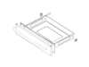 Bottom Drawer Assembly - Black Stainless – Part Number: DG94-00504H