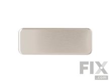 PUSH BUTTON COVER Stainless Steel – Part Number: WB02X27101