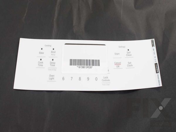 11736280-1-M-GE-WB07X26749-FACEPLATE GRAPHICS (White)