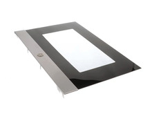 Oven Door Glass Assembly - Black – Part Number: WB56X26696