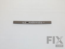 Dishwasher Control Panel Overlay – Part Number: WD34X21700