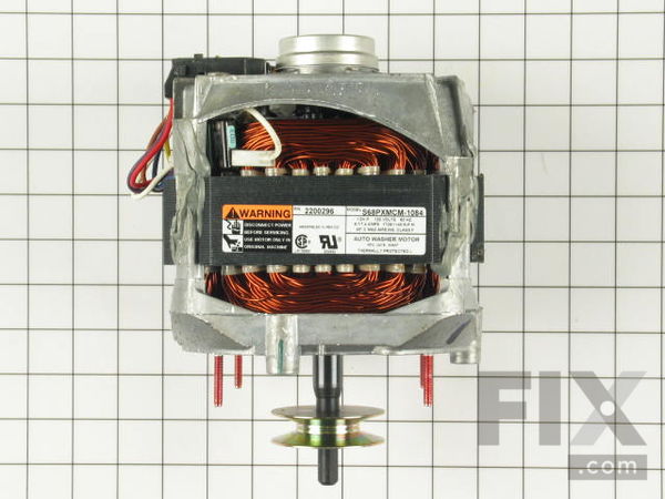 11740597-1-M-Whirlpool-WP27001215-2-Speed Drive Motor with Pulley