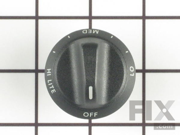 11740814-1-M-Whirlpool-WP31760504B-Top Burner Knob - black