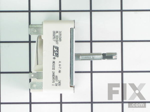 11740892-1-M-Whirlpool-WP3191049-6 Inch Surface Element Infinite Switch