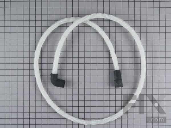 11741322-1-M-Whirlpool-WP3374077-Dishwasher Drain Hose w/Connector Ends