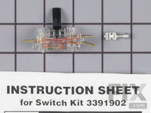 Dryer Door Switch – Part Number: WP3391902