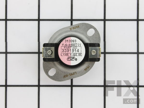 11741456-1-M-Whirlpool-WP3391914-Dryer High Limit Thermostat L29550f