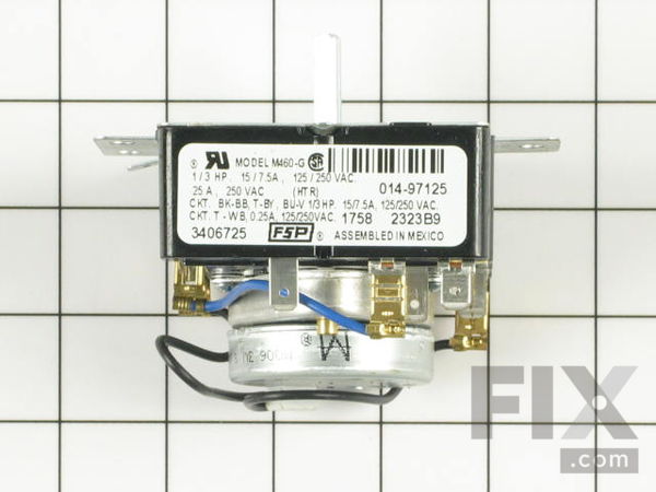 11741713-1-M-Whirlpool-WP3406725-Dryer Timer 60 Hz.