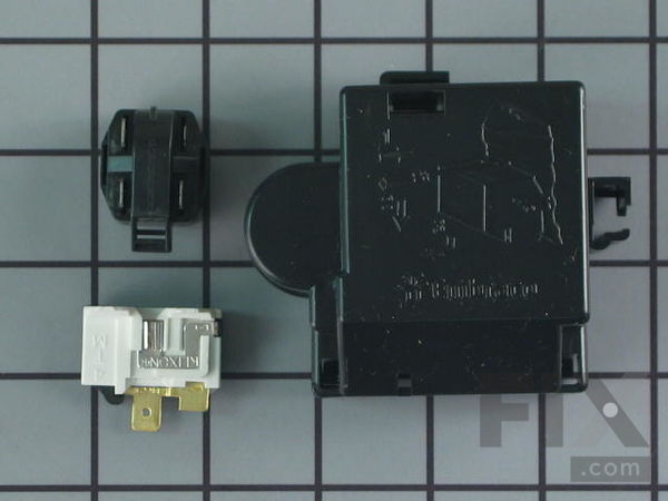 11742477-1-M-Whirlpool-WP4387835-Refrigerator Overload And Relay Assembly