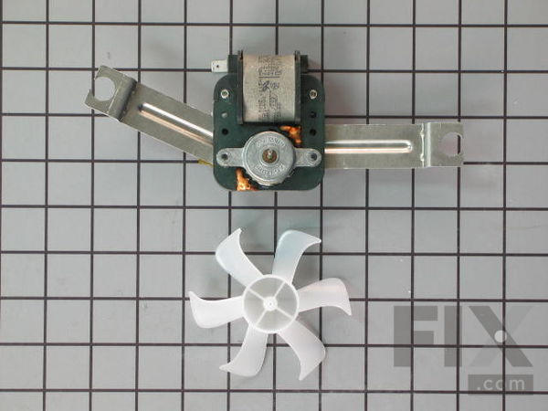 11742484-1-M-Whirlpool-WP4389142-Freezer Evaporator Fan Motor with Blade