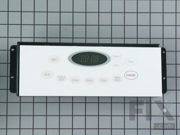 11742900-1-M-Whirlpool-WP5701M717-60-Electronic Clock with Overlay - White