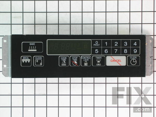 11742970-1-M-Whirlpool-WP5760M305-60-Range Electronic Clock Oven Control (Black)