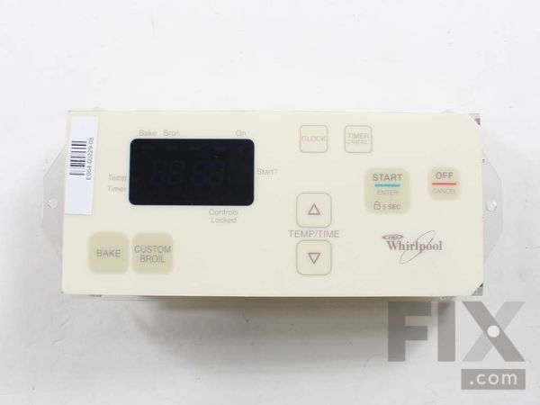 11743397-1-M-Whirlpool-WP6610446-Electronic Control with Overlay - Biscuit