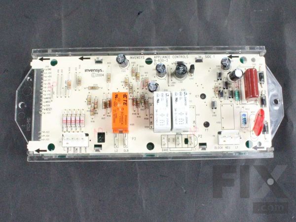 11743412-1-M-Whirlpool-WP6610464-Control Board with Overlay - Black